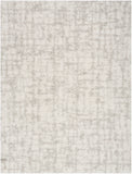 nourison modern shag mmd06 ivory grey rug