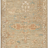 nourison heritage vine htv04 charcoal rug