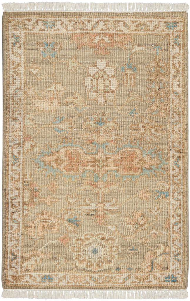 nourison heritage vine htv04 charcoal rug