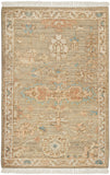 nourison heritage vine htv04 charcoal rug
