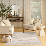 nourison vintage washables vws09 grey rug