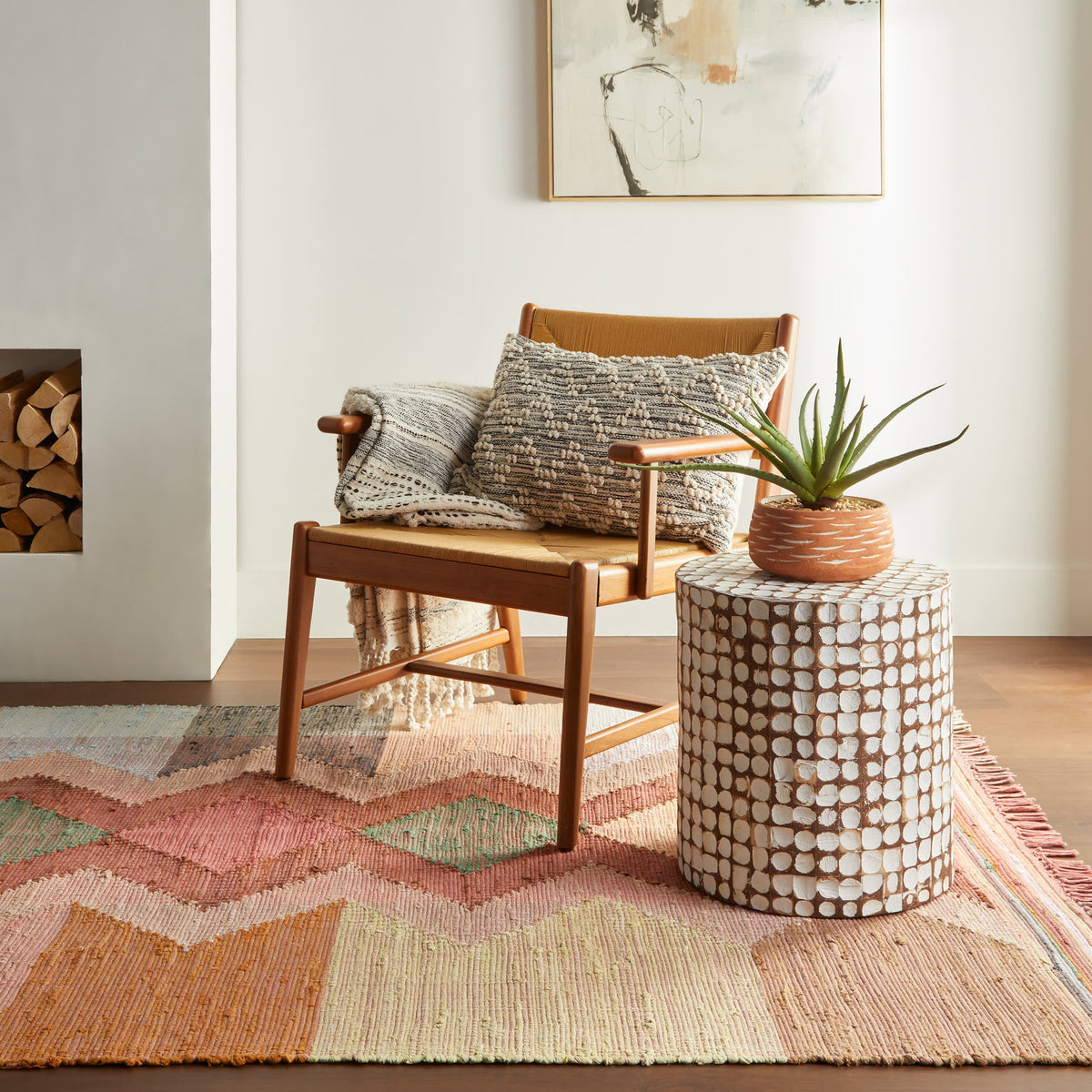 dash albert manglam arts da2374 multicolor woven flatwoven cotton rug