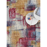 capel flame canvas 3812 ruby rug