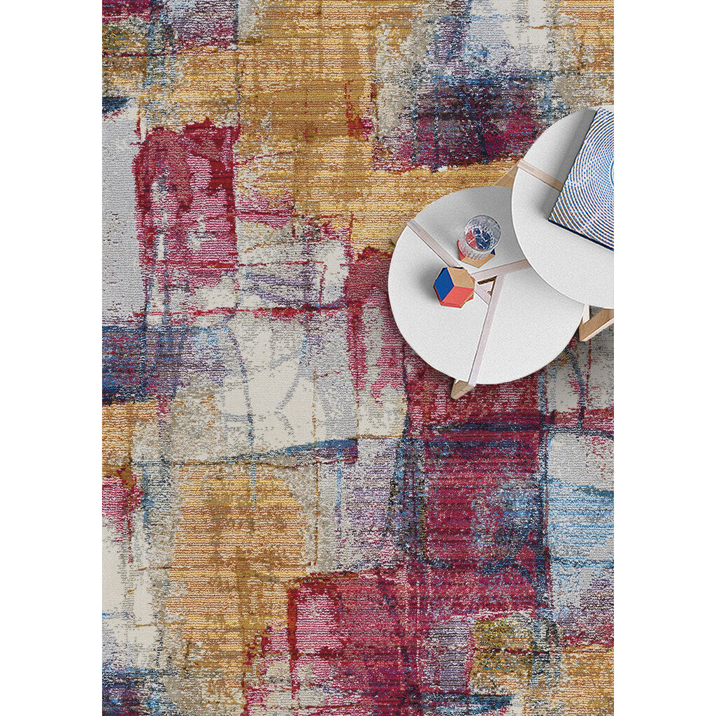 capel flame canvas 3812 ruby rug