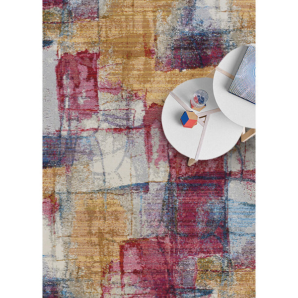 capel flame canvas 3812 ruby rug
