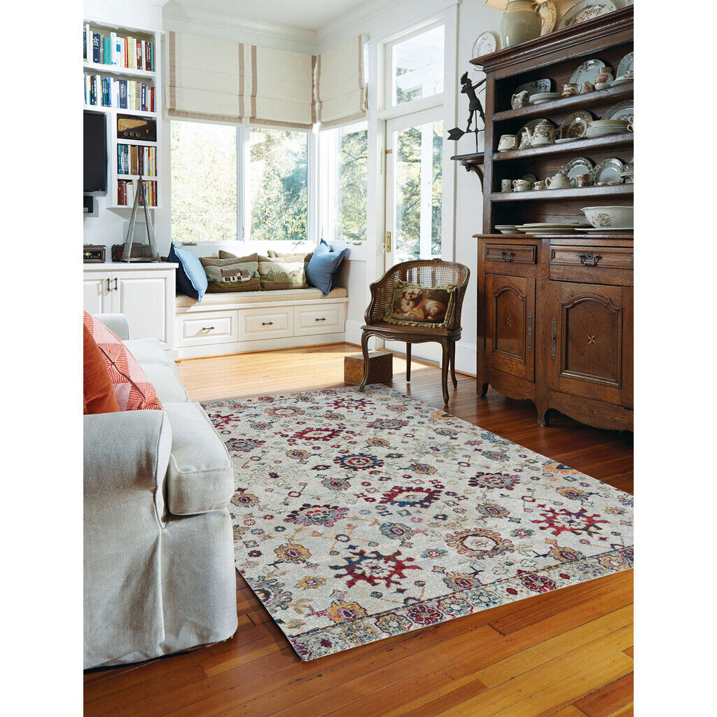 capel flame keshan 3815 ivory rug