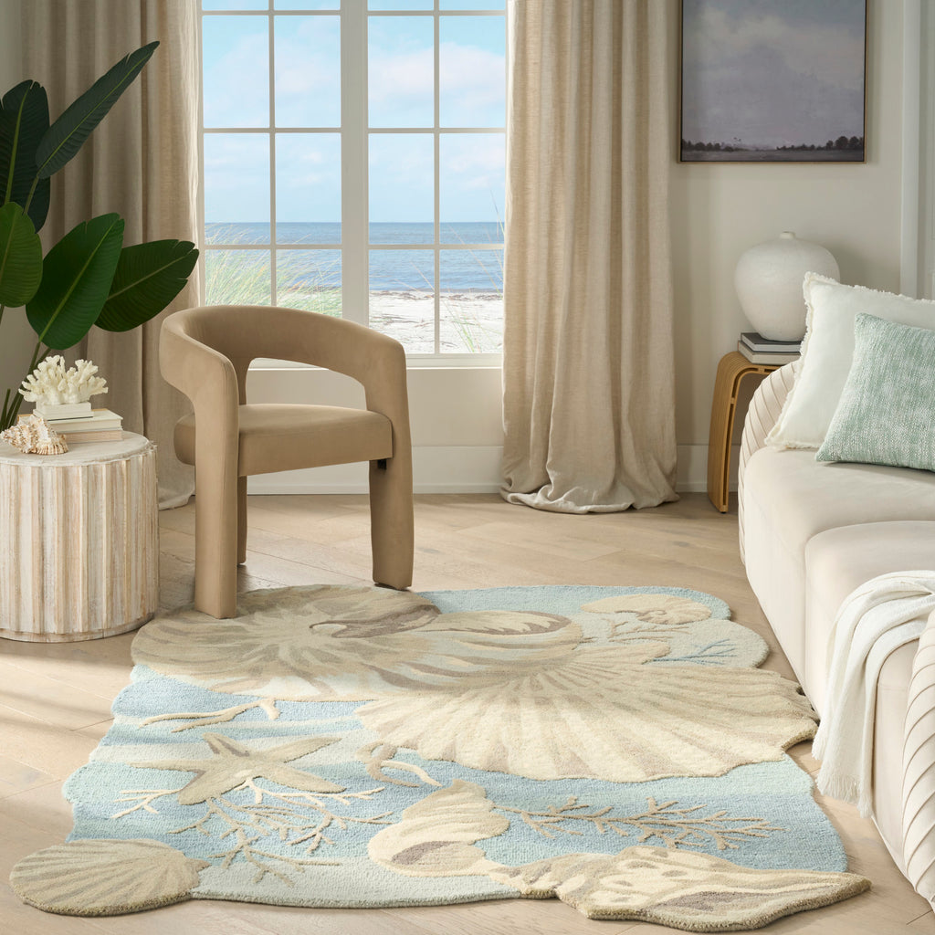nourison waterside wrs01 blue rug