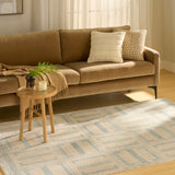 nourison nordic nrc11 ivory blue rug