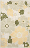 nourison aloha alh42 ivory green rug