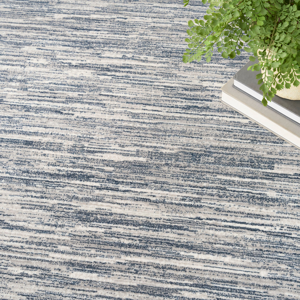 nourison grand street grn04 ivory blue rug
