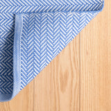 dash albert herringbone da293 french blue rug