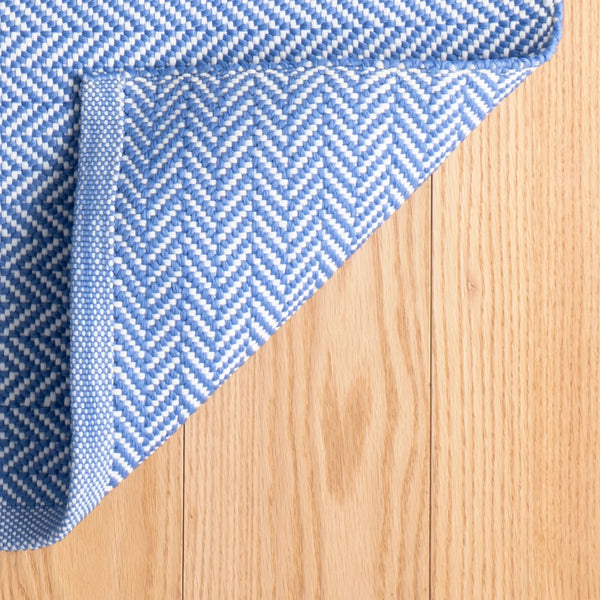 dash albert herringbone da293 french blue rug