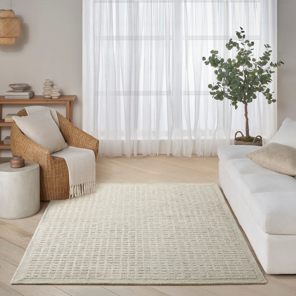 nourison pure grids pgr01 light blue rug