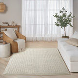 nourison pure grids pgr01 light blue rug