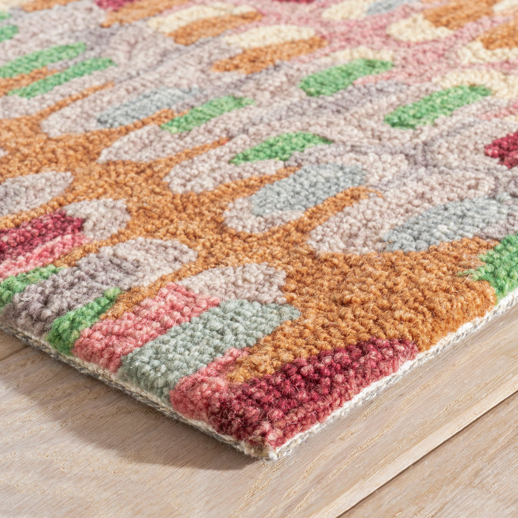dash albert paint chip da1834 clay hand hooked wool rug