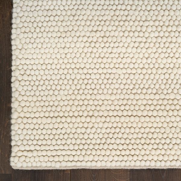 nourison pure knots knt01 ivory rug