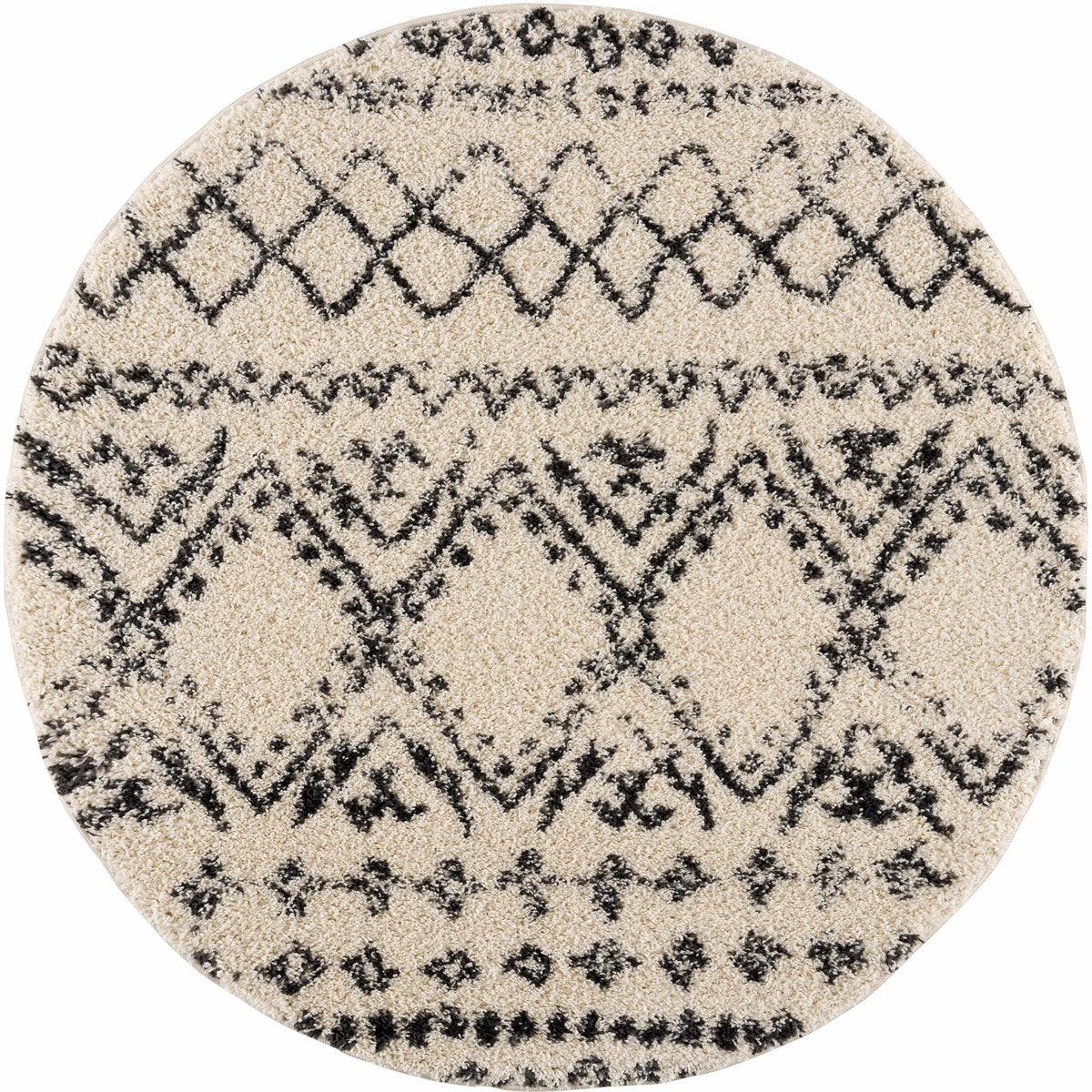 Hauteloom Duncans DNCNS Beige Machine Made Polypropylene Rug