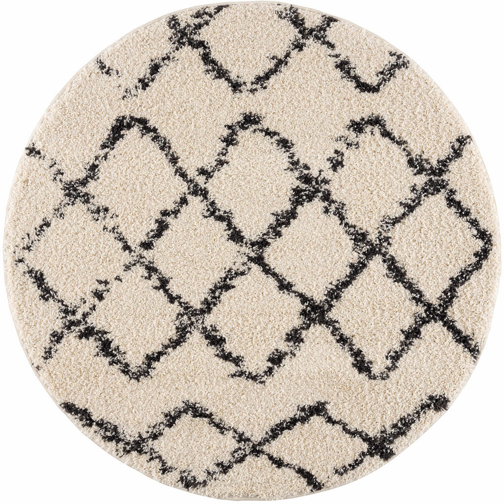 Hauteloom Wallagrass WAL Charcoal Machine Made Polypropylene Rug