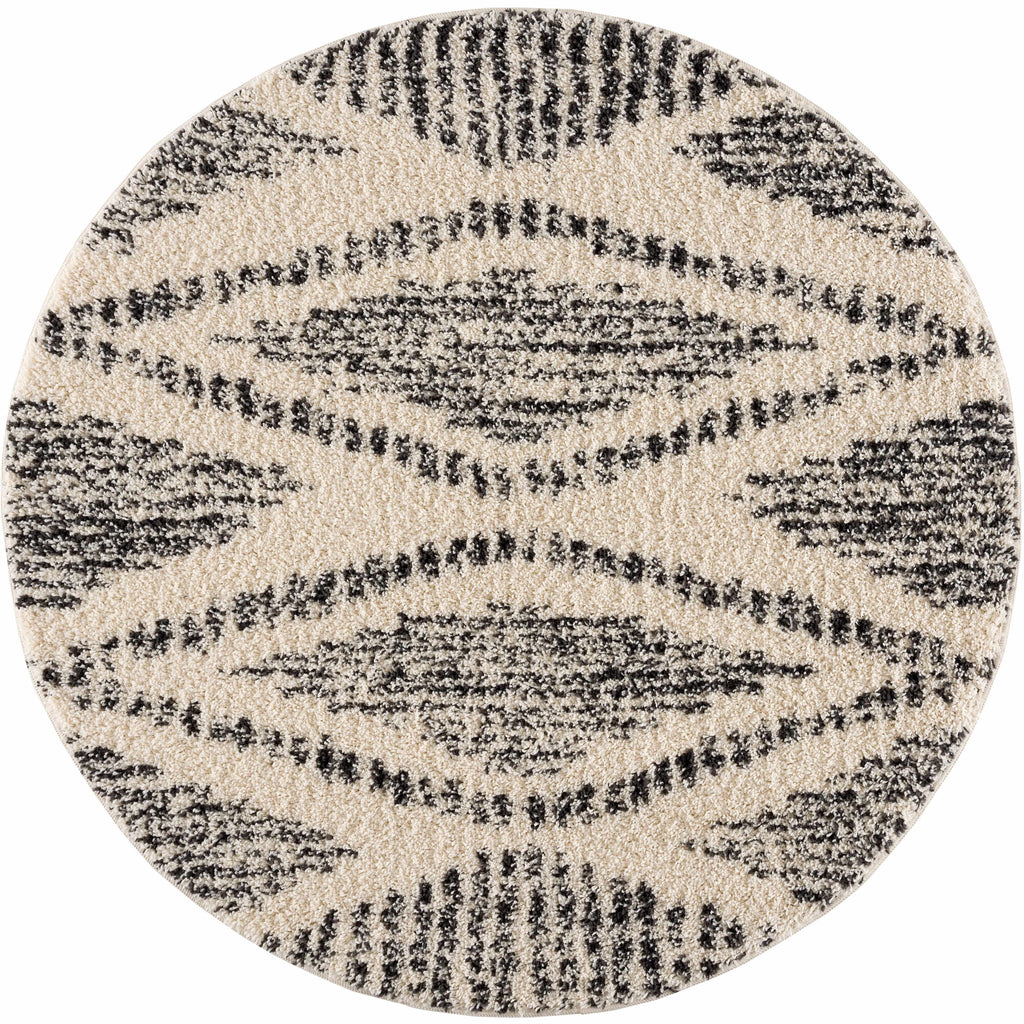 Hauteloom Fishhook FISHH Light Brown Machine Made Polypropylene Rug