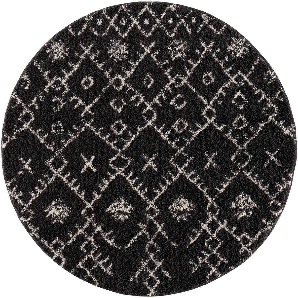 Hauteloom Thetford THET Charcoal Machine Made Polypropylene Rug