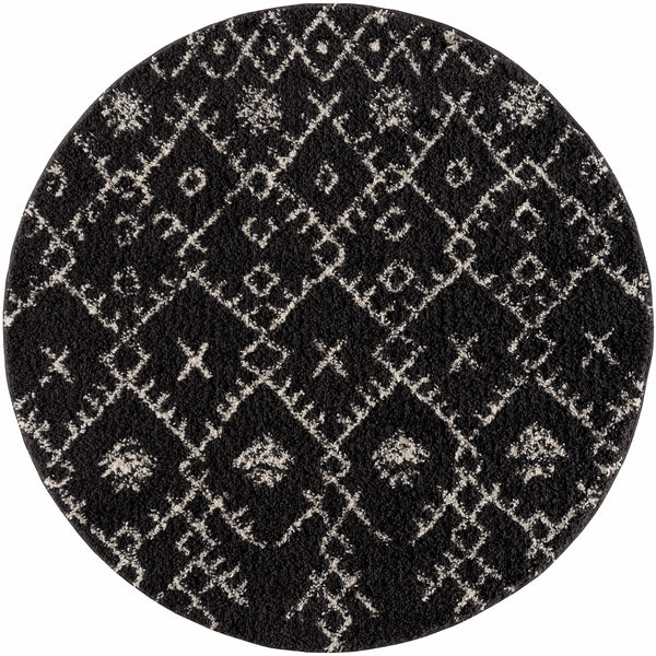 Hauteloom Thetford THET Charcoal Machine Made Polypropylene Rug