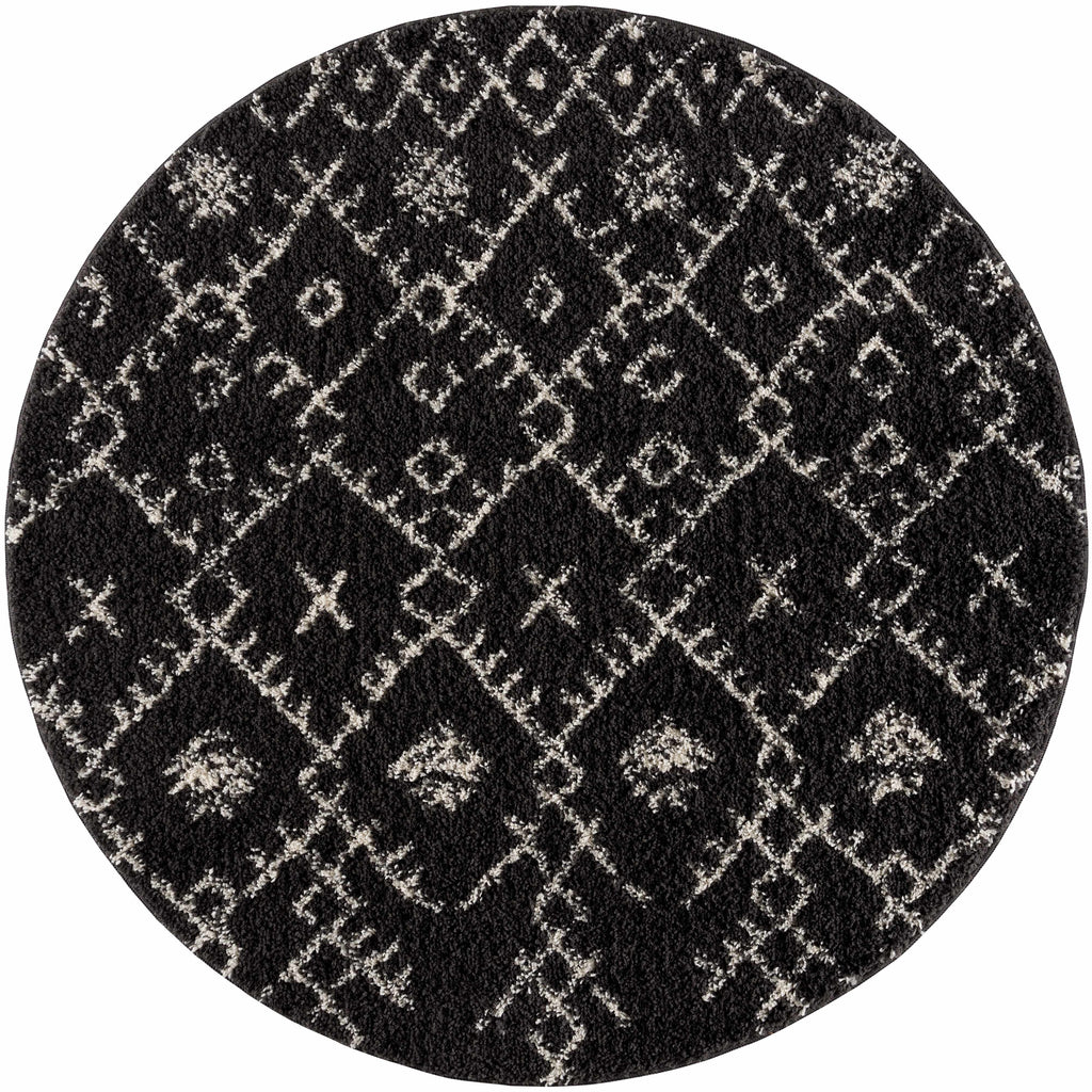 Hauteloom Thetford THET Charcoal Machine Made Polypropylene Rug