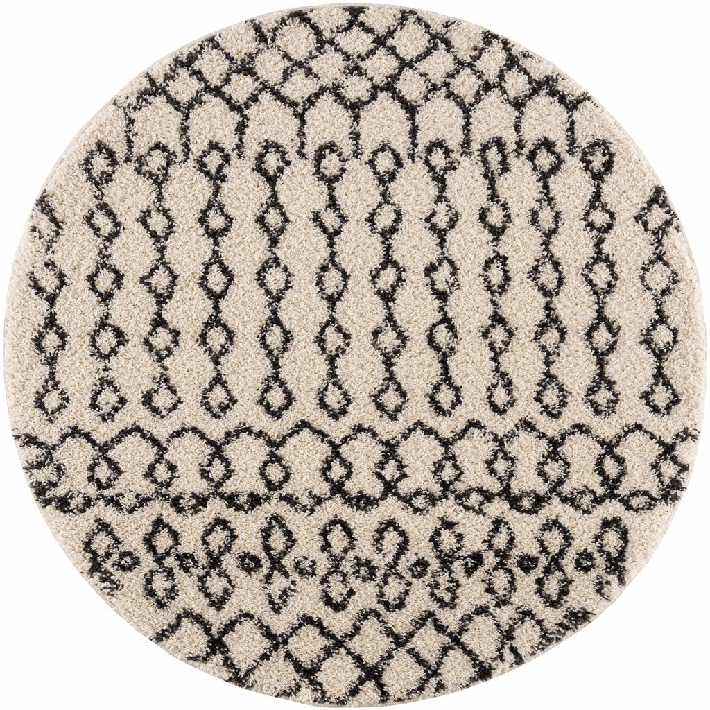 Hauteloom Munich MUNIC Charcoal Machine Made Polypropylene Rug