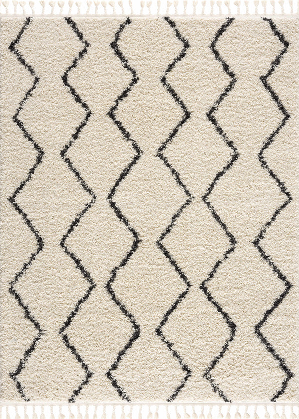 Hauteloom West End WES Charcoal Machine Made Polypropylene Rug