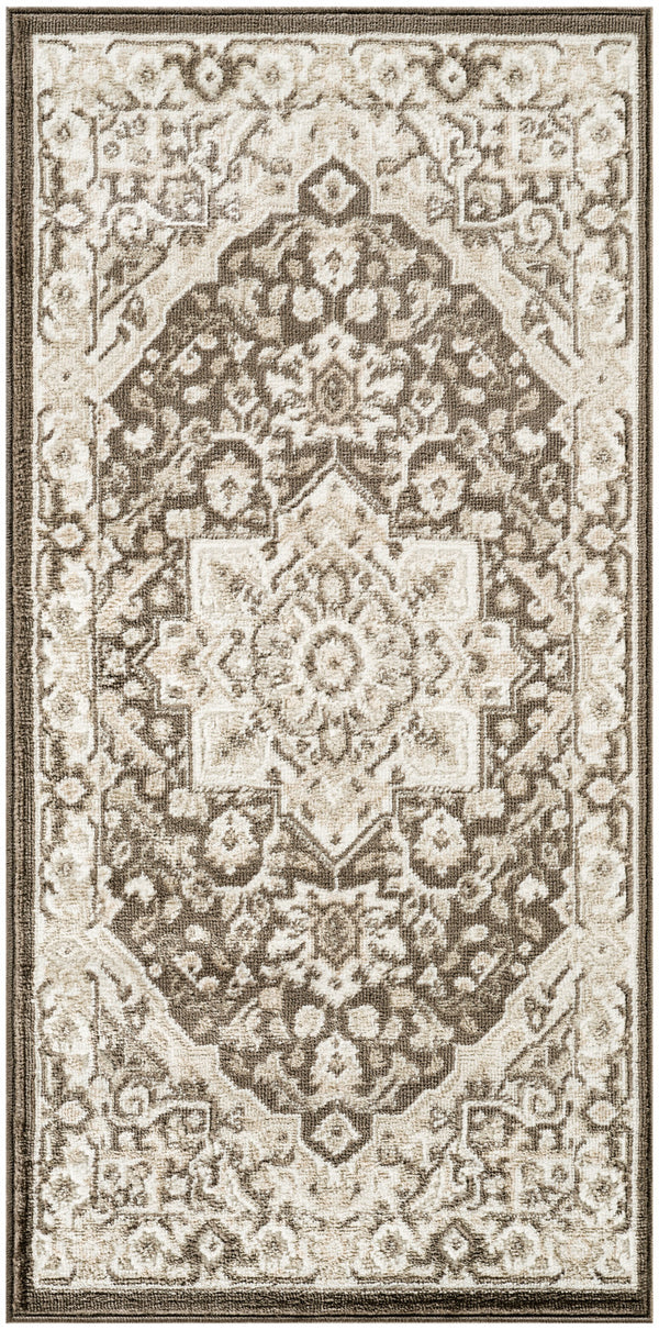nourison dekor dek08 brown ivory rug