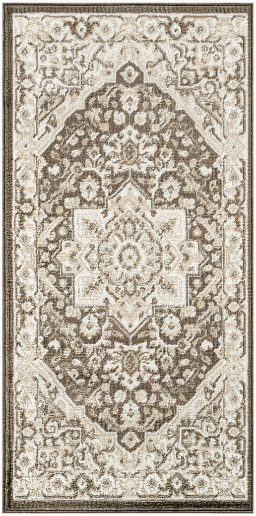 nourison dekor dek08 brown ivory rug