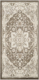 nourison dekor dek08 brown ivory rug