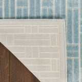 nourison washable charm wch02 blue ivory rug