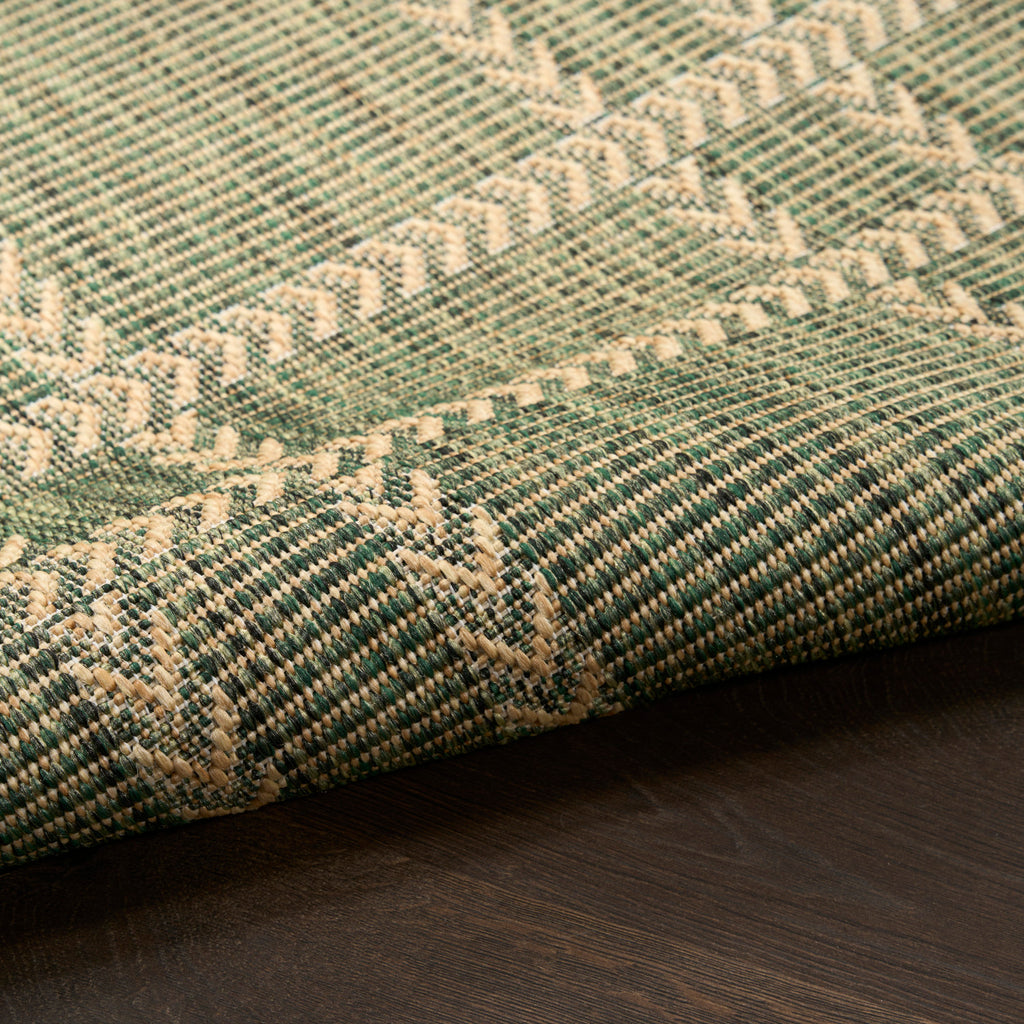 nourison horizon indoor outdoor hoz04 green rug