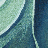 nourison prismatic prs42 silver green rug