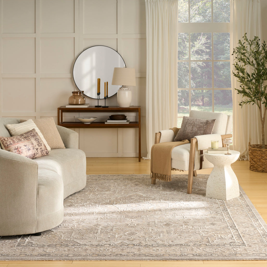 nourison retreat ret02 grey rug