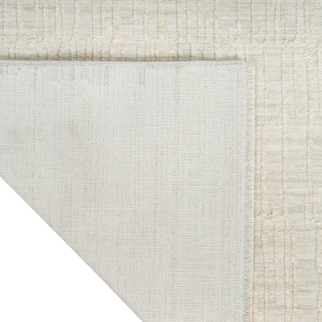 nourison ck079 notes not02 silver ivory rug