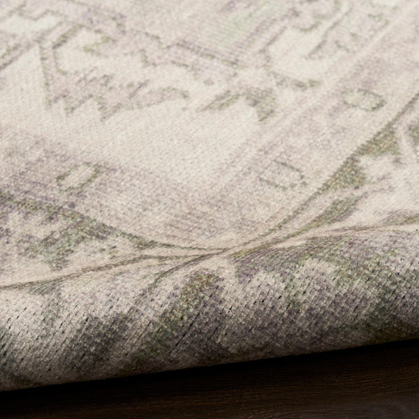nourison vintage washables vws08 green rug