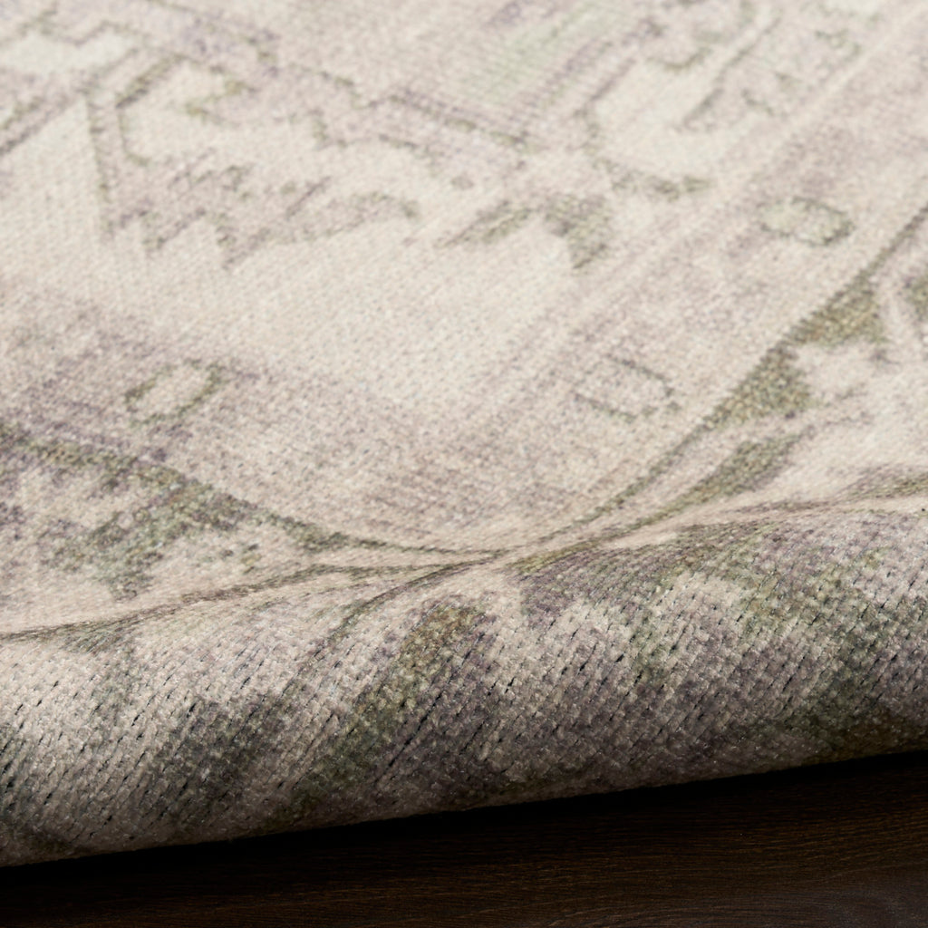 nourison vintage washables vws08 green rug