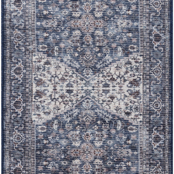 nourison new concept washables sr104 navy ivory rug