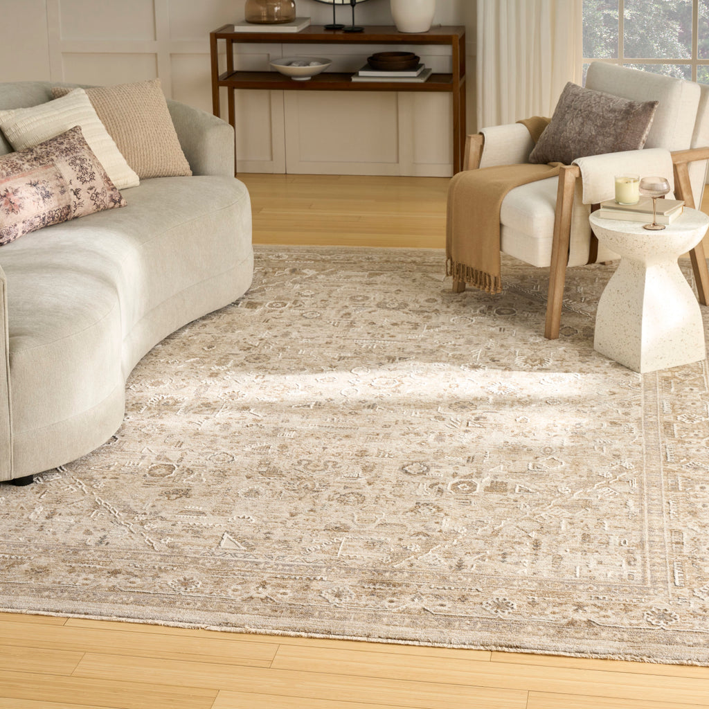 nourison retreat ret03 beige rug