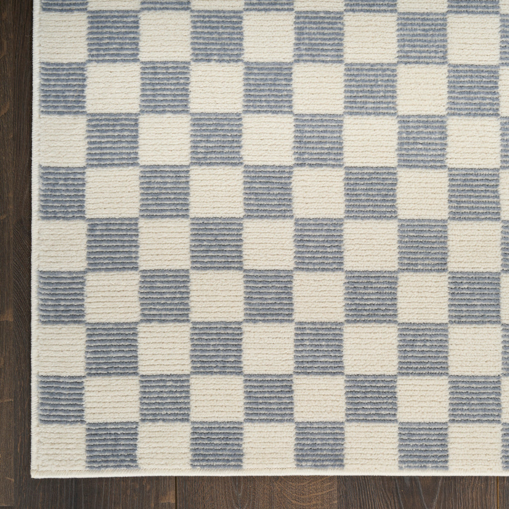 nourison serenity home srh10 ivory blue rug