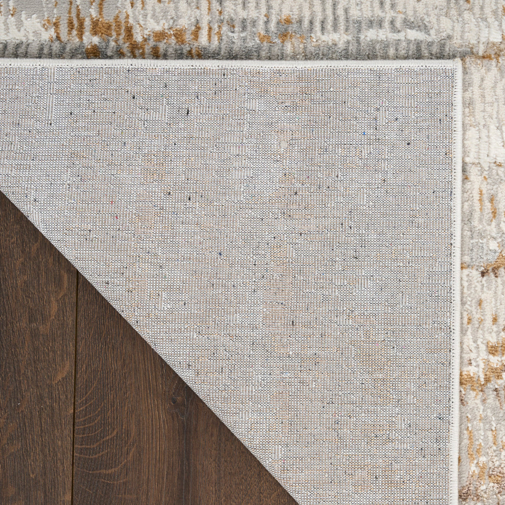nourison ck073 compass cmp01 ivory rust rug