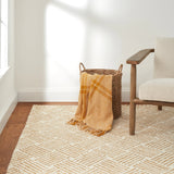 dash albert layers da2213 ochre hand hooked wool rug
