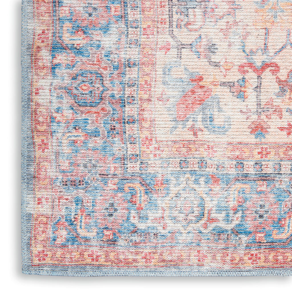 nourison new concept washables sr104 blue multicolor rug
