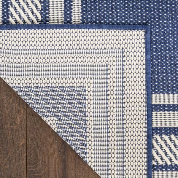 nourison horizon indoor outdoor hoz03 navy rug