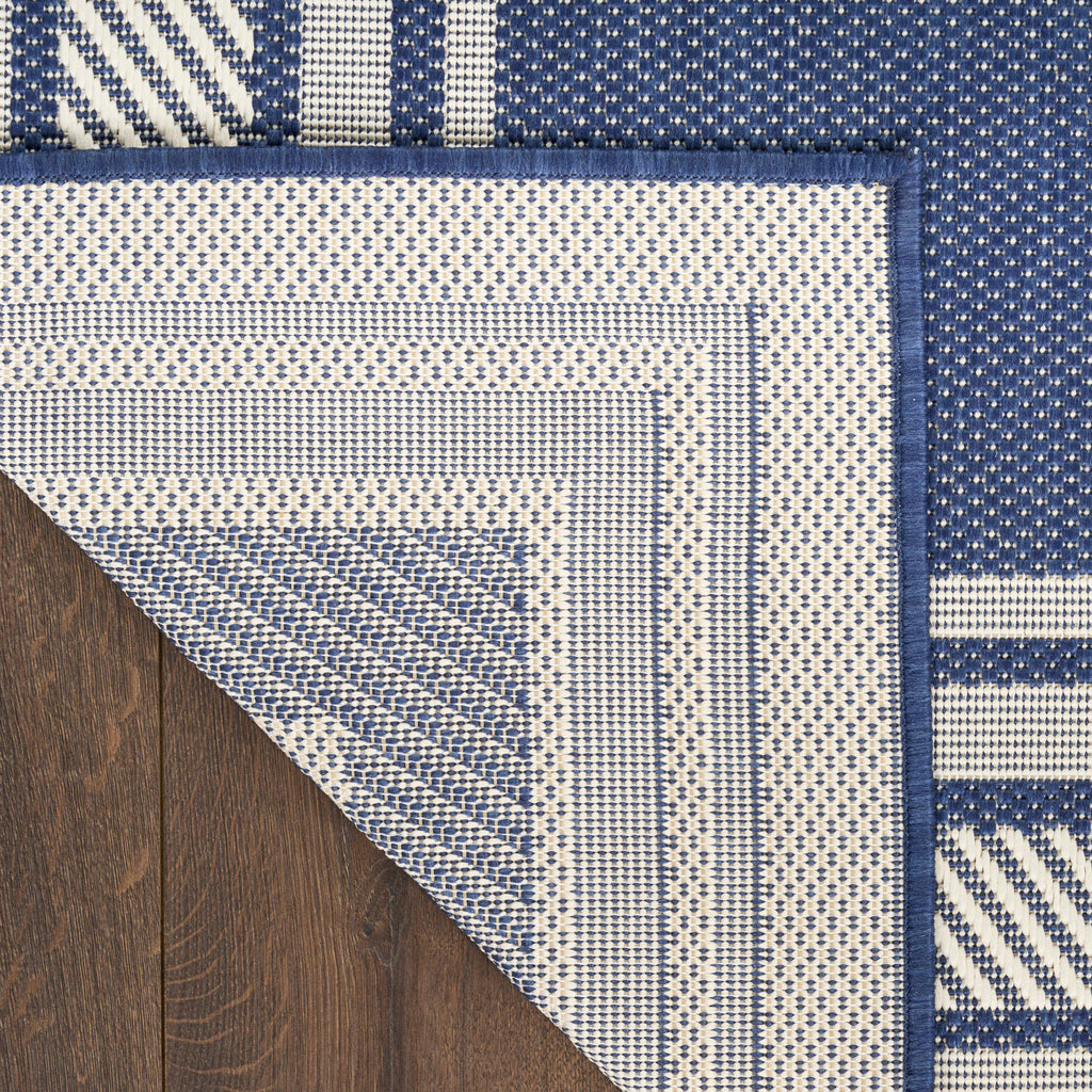 nourison horizon indoor outdoor hoz03 navy rug