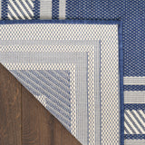 nourison horizon indoor outdoor hoz03 navy rug
