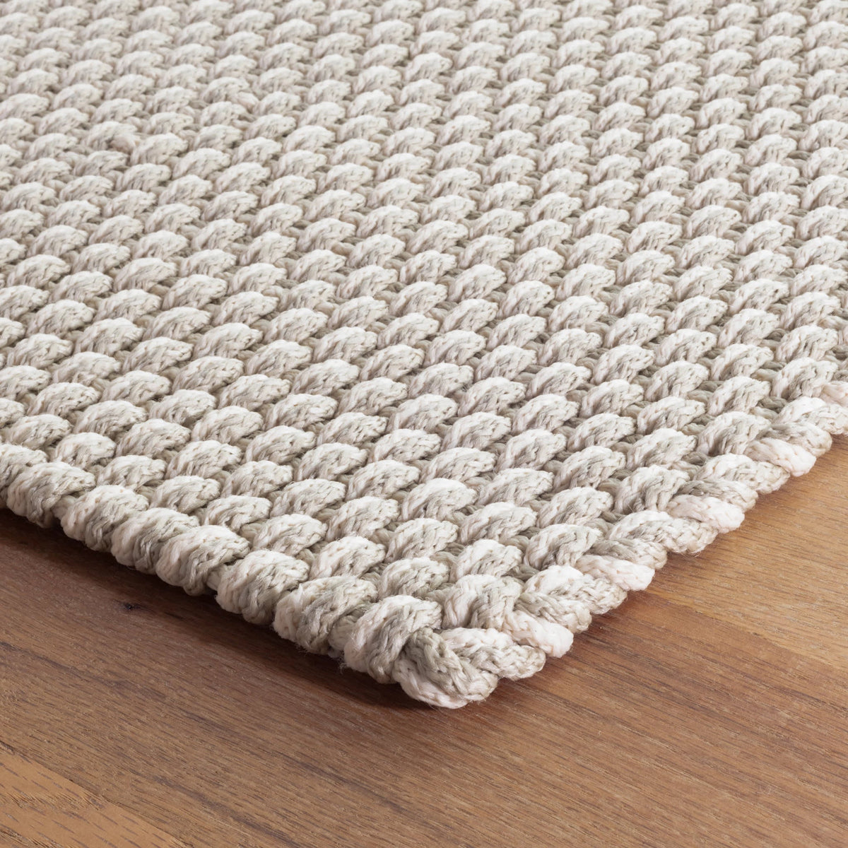 dash albert two tone rope rdb224 platinum rug
