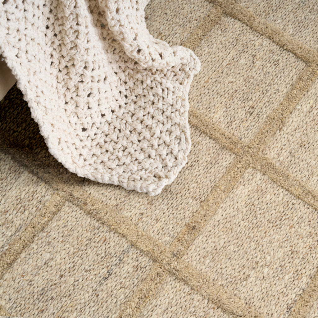 nourison pure framework fra01 camel rug