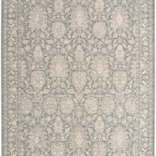 nourison shadows shw08 sage ivory rug